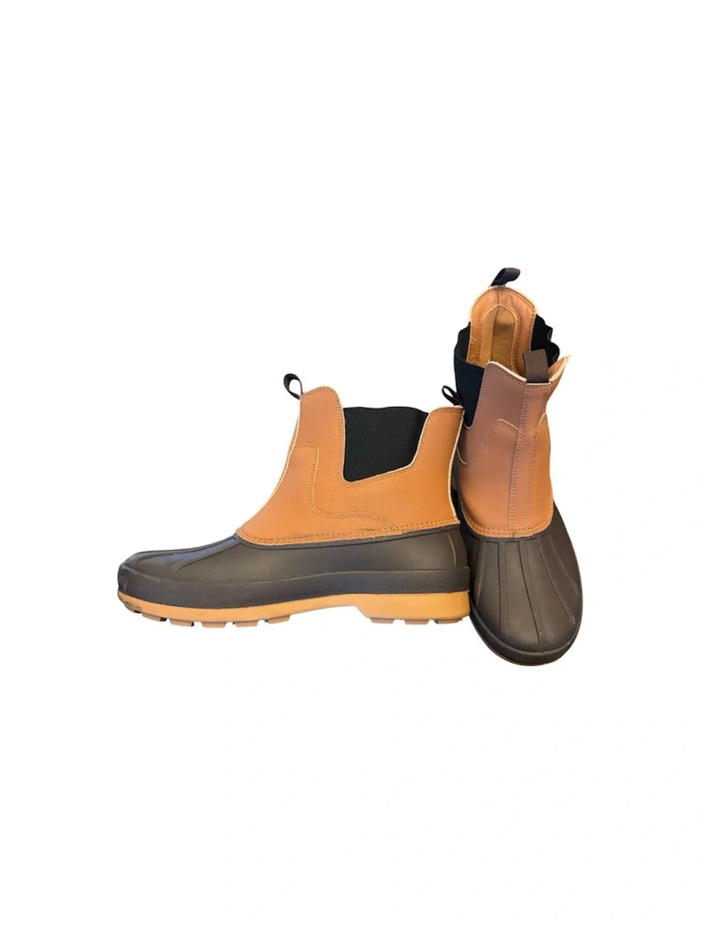Goodfellow & Co. Chelsea Duck Boots in Brown and Black